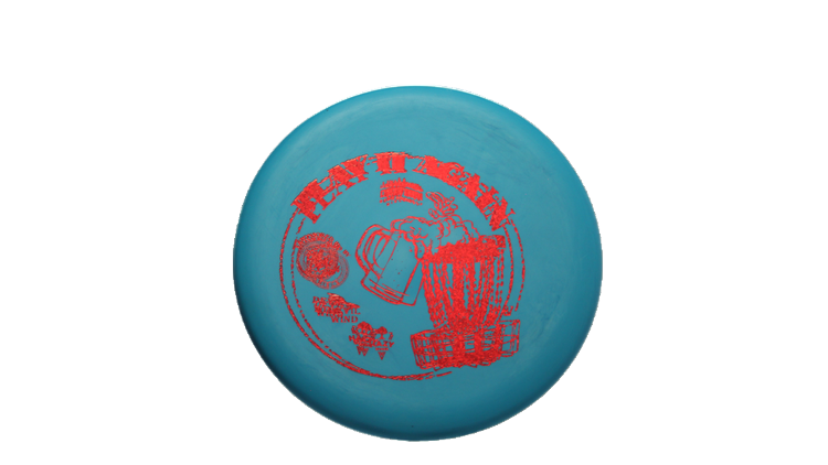 Pie Pan Discs Play It Again Eggs-Out Butter Line Bagger Putter Front View