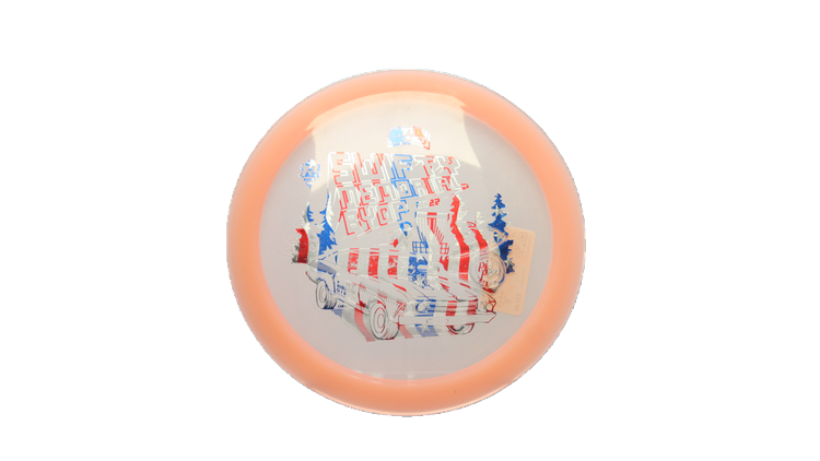 Pie Pan Discs Swifty Cherry Grunt Fairway Driver Front View
