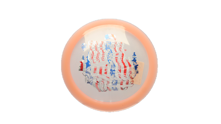 Pie Pan Discs Swifty Cherry Grunt Fairway Driver Front View