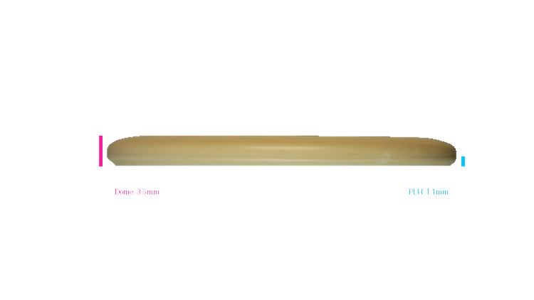 Innova Jay Reading Autographed Glow Yeti Pro Aviar Putter Profile View