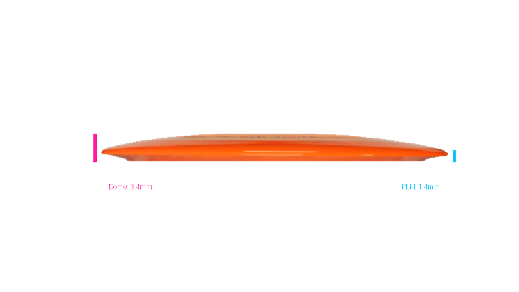 Discraft Z Force Distance Driver Profile View
