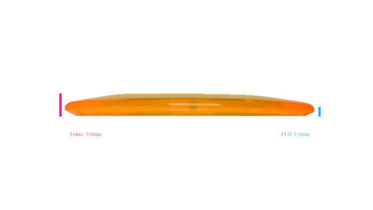 Discraft Z Meteor Midrange Profile View