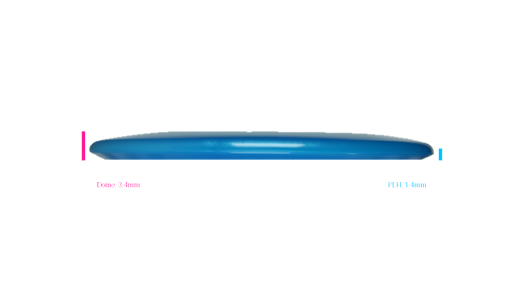 Discraft Z Meteor Midrange Profile View