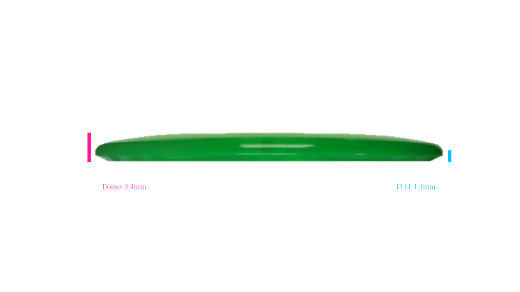 Discraft Z Meteor Midrange Profile View
