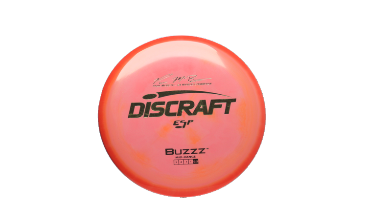 Discraft Paul McBeth 6x Signature Series ESP Buzzz Midrange Front View