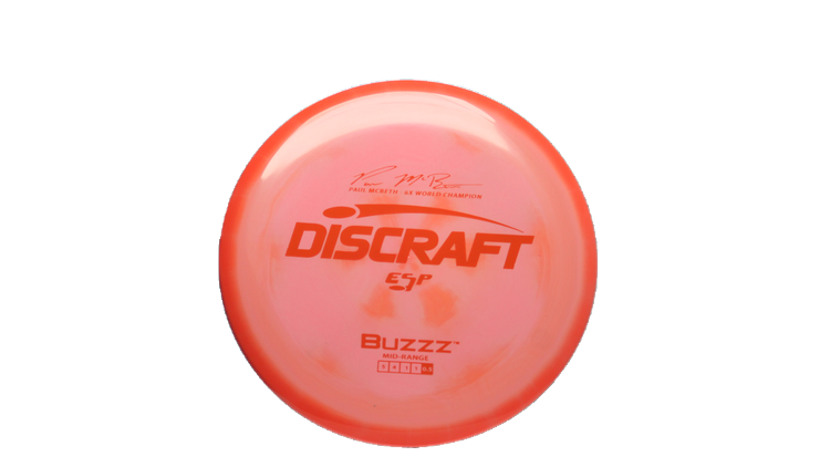 Discraft Paul McBeth 6x Signature Series ESP Buzzz Midrange Front View