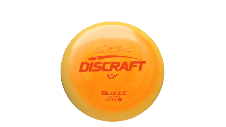 Discraft Paul McBeth 6x Signature Series ESP Buzzz Midrange Front View