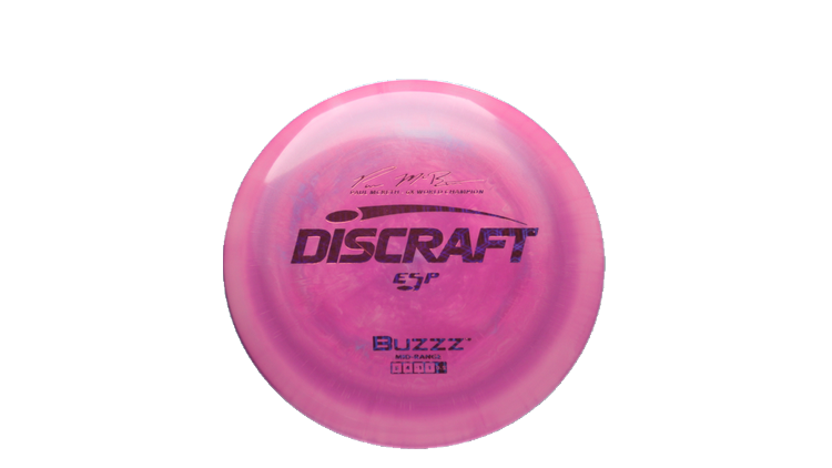 Discraft Paul McBeth 6x Signature Series ESP Buzzz Midrange Front View