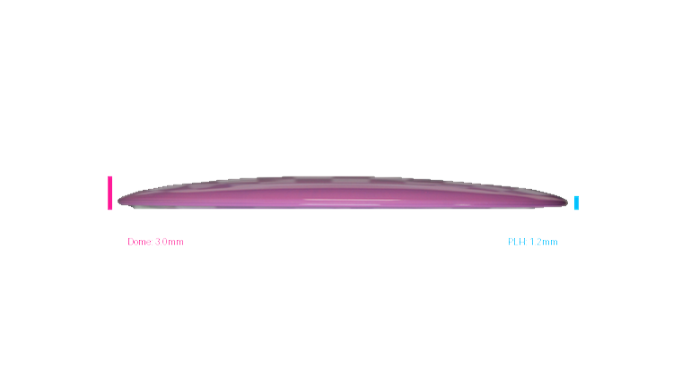 Discraft ESP Nuke SS Distance Driver Profile View