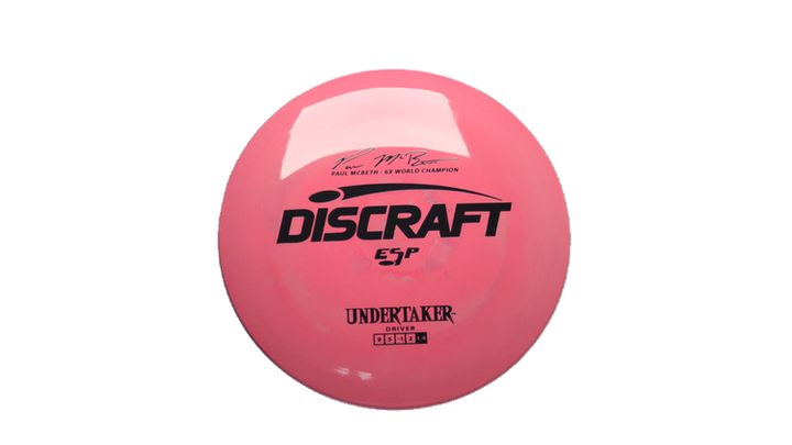 Discraft Paul McBeth 6x Signature Series ESP Undertaker Fairway Driver Front View