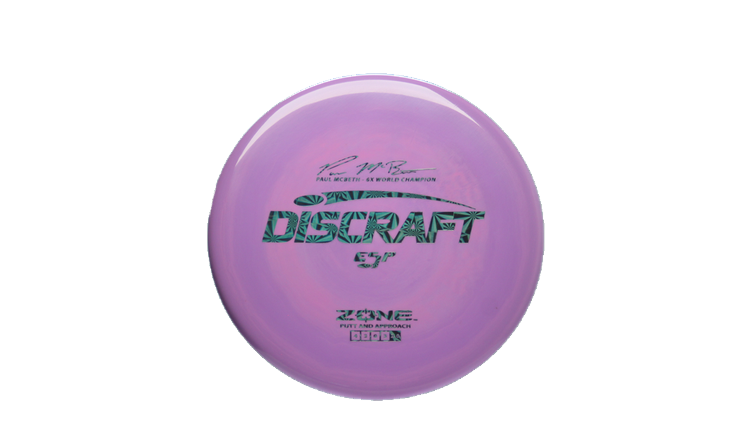 Discraft Paul McBeth 6x Signature Series ESP Zone Putter Front View