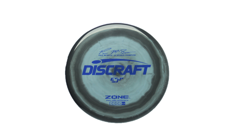 Discraft Paul McBeth 6x Signature Series ESP Zone Putter Front View
