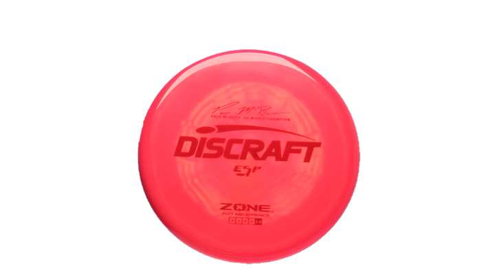 Discraft Paul McBeth 6x Signature Series ESP Zone Putter Front View