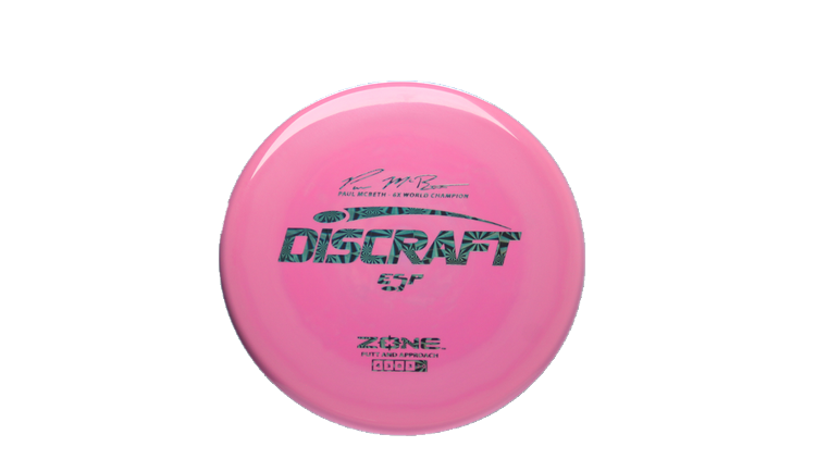 Discraft Paul McBeth 6x Signature Series ESP Zone Putter Front View
