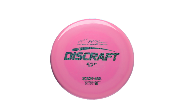 Discraft Paul McBeth 6x Signature Series ESP Zone Putter Front View
