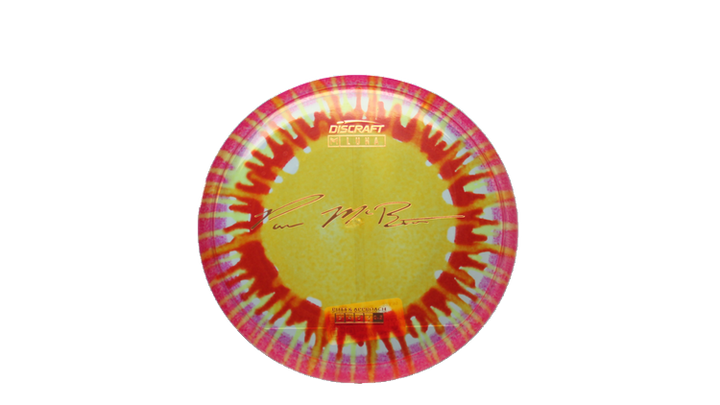 Discraft Paul McBeth Fly Dye Z Luna Putter Front View