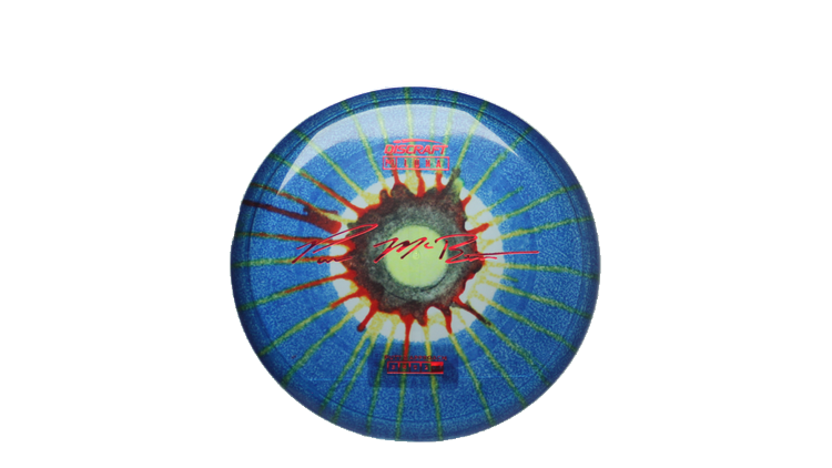 Discraft Paul McBeth Fly Dye Z Luna Putter Front View