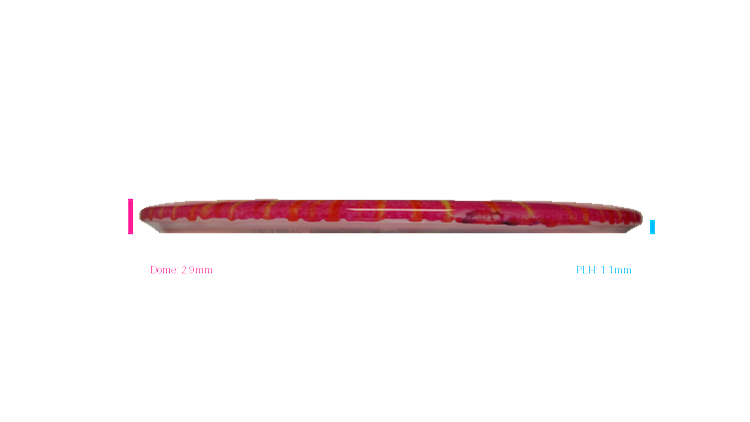 Discraft Z Fly Dye Buzzz Midrange Profile View