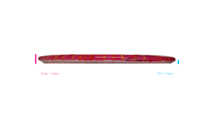 Discraft Z Fly Dye Buzzz Midrange Profile View