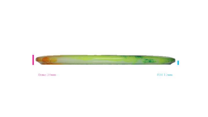 Discraft Z Fly Dye Buzzz Midrange Profile View