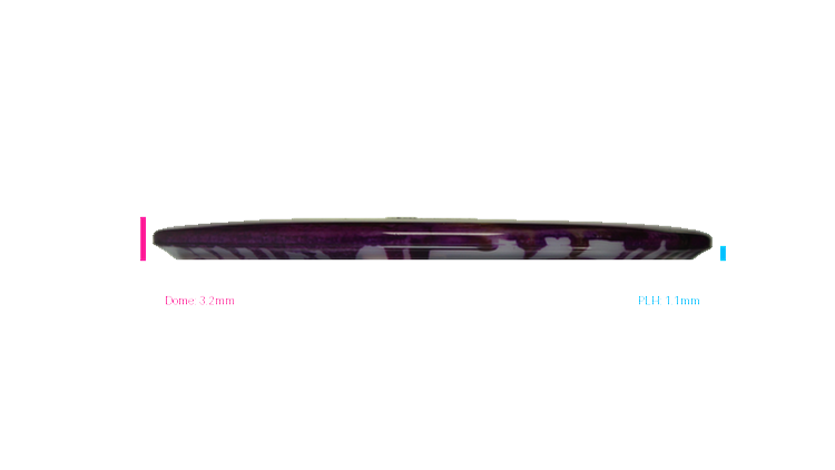 Discraft Z Fly Dye Buzzz Midrange Profile View