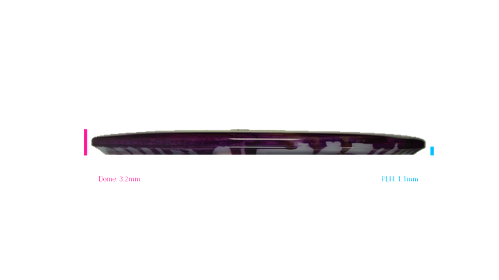 Discraft Z Fly Dye Buzzz Midrange Profile View