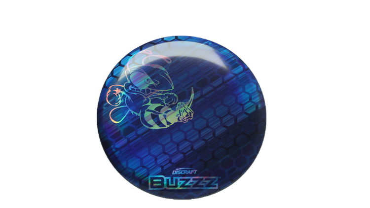 Discraft Honeycomb Full Foil Supercolor Full Foil SuperColor Buzzz Midrange Front View
