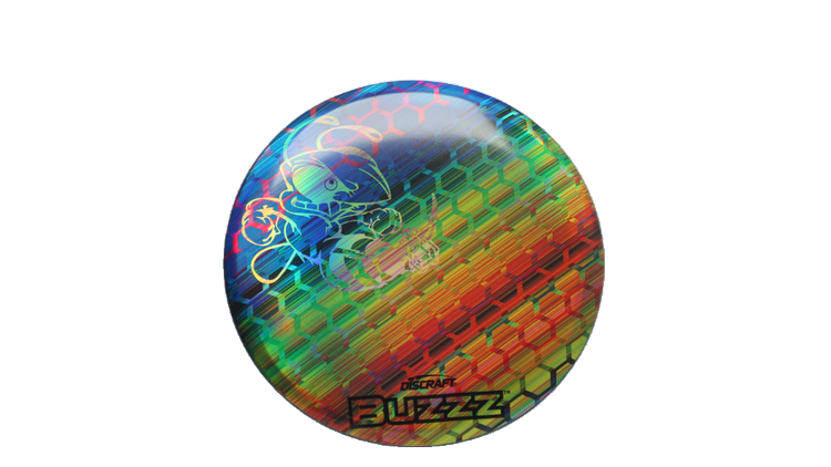 Discraft Honeycomb Full Foil Supercolor Full Foil SuperColor Buzzz Midrange Front View