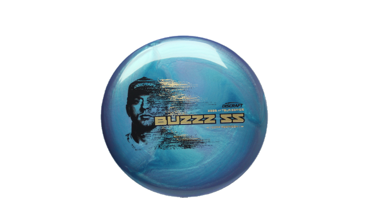 Discraft 2026 Ezra Robinson Tour Series TItanium Buzzz SS Midrange Front View