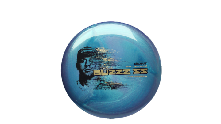 Discraft 2026 Ezra Robinson Tour Series TItanium Buzzz SS Midrange Front View