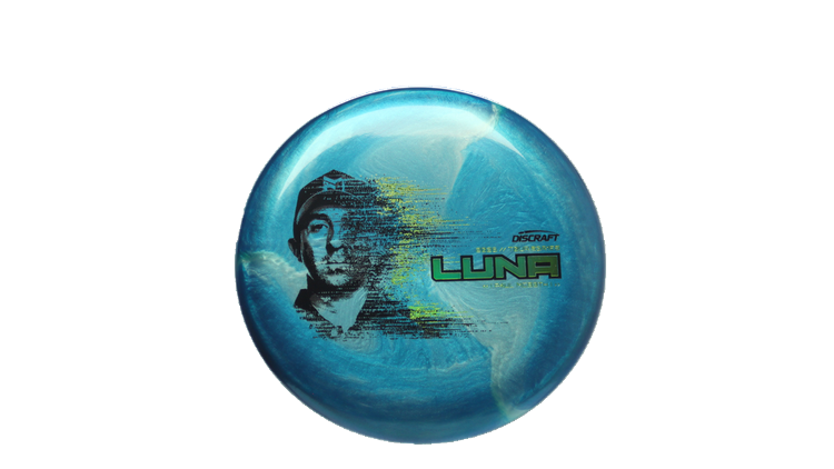 Discraft 2026 Paul McBeth Tour Series TItanium Luna Putter Front View