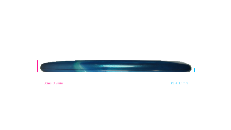 Discraft 2026 Paul McBeth Tour Series TItanium Luna Putter Profile View