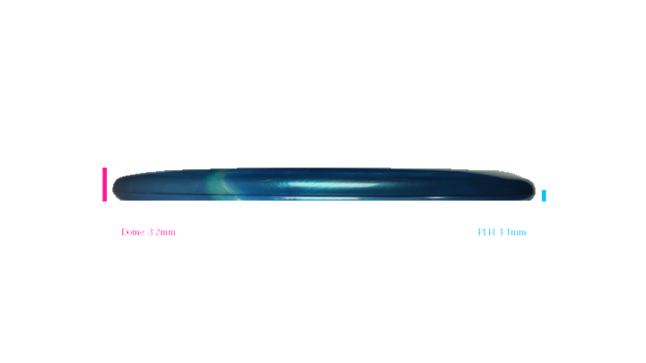 Discraft 2026 Paul McBeth Tour Series TItanium Luna Putter Profile View