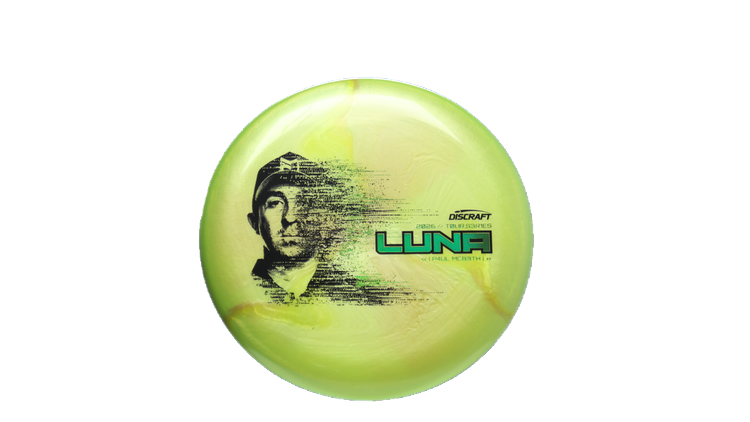 Discraft 2026 Paul McBeth Tour Series TItanium Luna Putter Front View