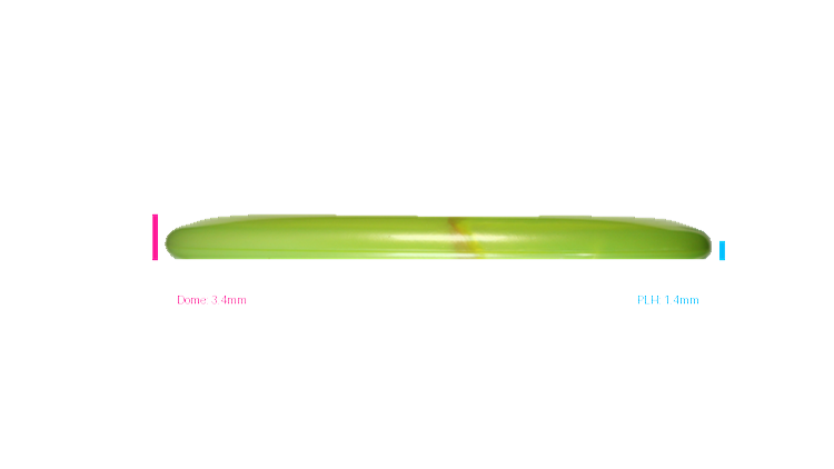 Discraft 2026 Paul McBeth Tour Series TItanium Luna Putter Profile View