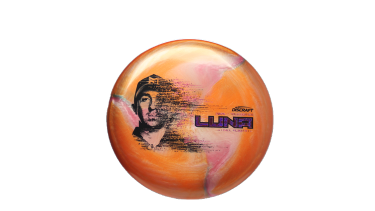 Discraft 2026 Paul McBeth Tour Series TItanium Luna Putter Front View