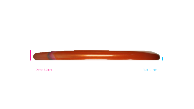 Discraft 2026 Paul McBeth Tour Series TItanium Luna Putter Profile View