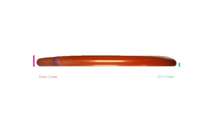 Discraft 2026 Paul McBeth Tour Series TItanium Luna Putter Profile View
