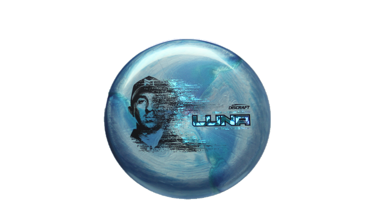 Discraft 2026 Paul McBeth Tour Series TItanium Luna Putter Front View
