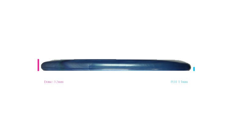 Discraft 2026 Paul McBeth Tour Series TItanium Luna Putter Profile View