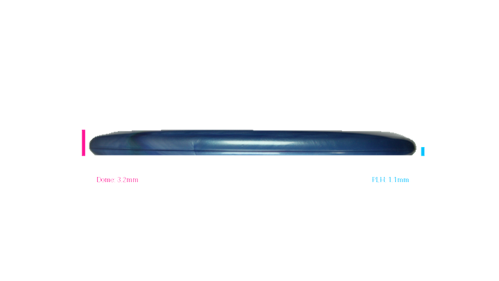 Discraft 2026 Paul McBeth Tour Series TItanium Luna Putter Profile View