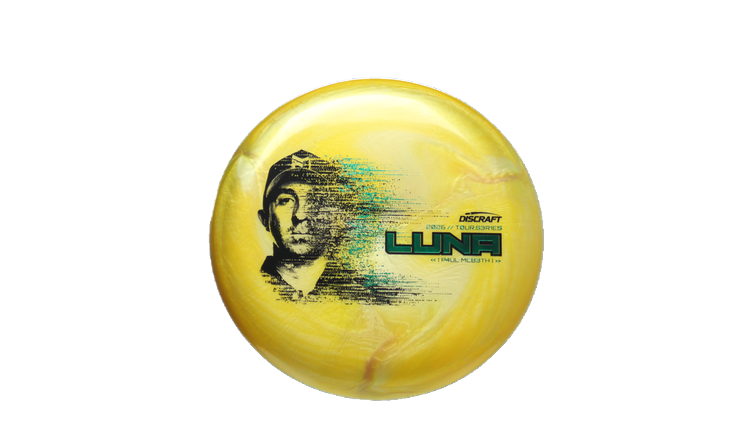 Discraft 2026 Paul McBeth Tour Series TItanium Luna Putter Front View