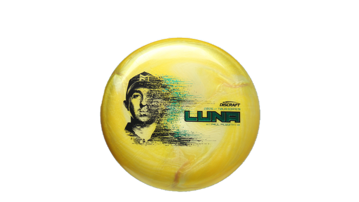 Discraft 2026 Paul McBeth Tour Series TItanium Luna Putter Front View