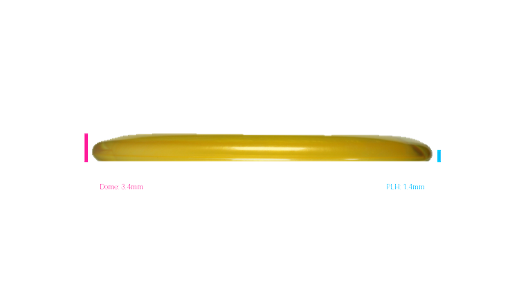 Discraft 2026 Paul McBeth Tour Series TItanium Luna Putter Profile View