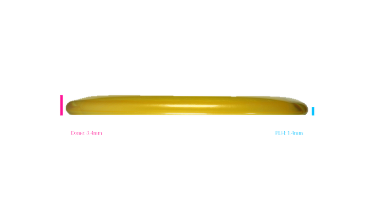 Discraft 2026 Paul McBeth Tour Series TItanium Luna Putter Profile View