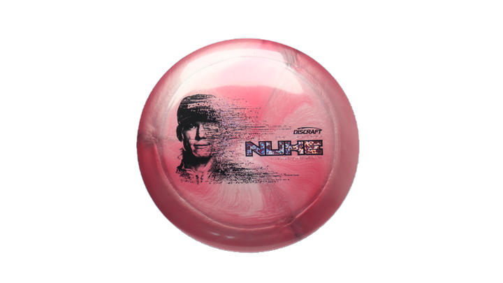 Discraft 2026 Ezra Aderhold Tour Series TItanium Nuke Distance Driver Front View