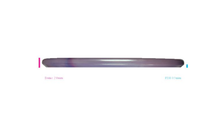Discraft 2026 Adam Hammes Tour Series TItanium Zone Putter Profile View