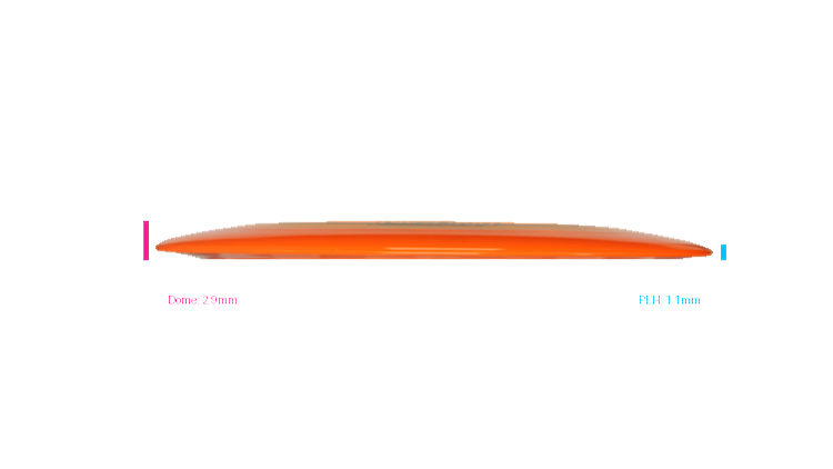 Discraft Z Lite Nuke Distance Driver Profile View