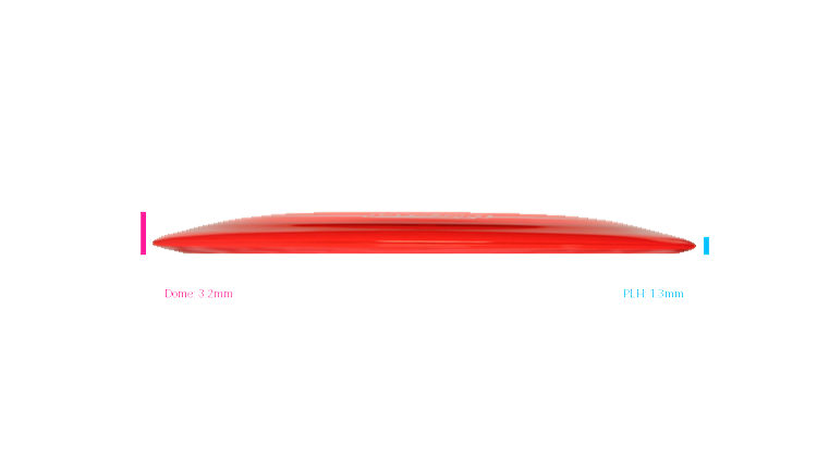 Discraft Z Lite Scorch Distance Driver Profile View