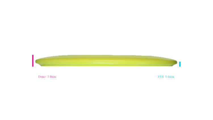 Discraft X Line Buzzz Midrange Profile View